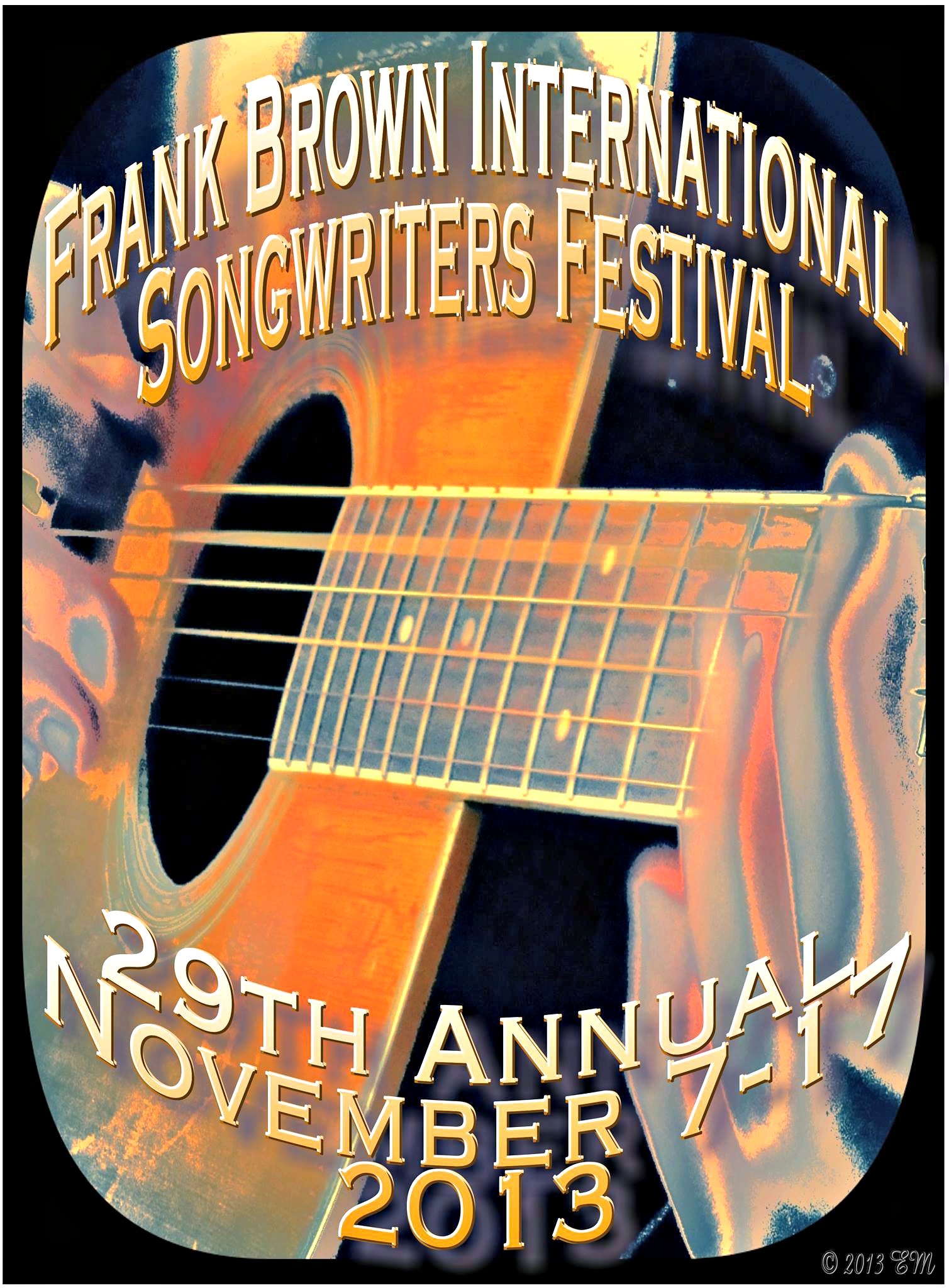Songwriters in the Spotlight at Frank Brown Festival