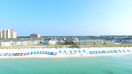 Long-term vacation rentals at Sandpiper Cove make it easy to work remotely at the beach.