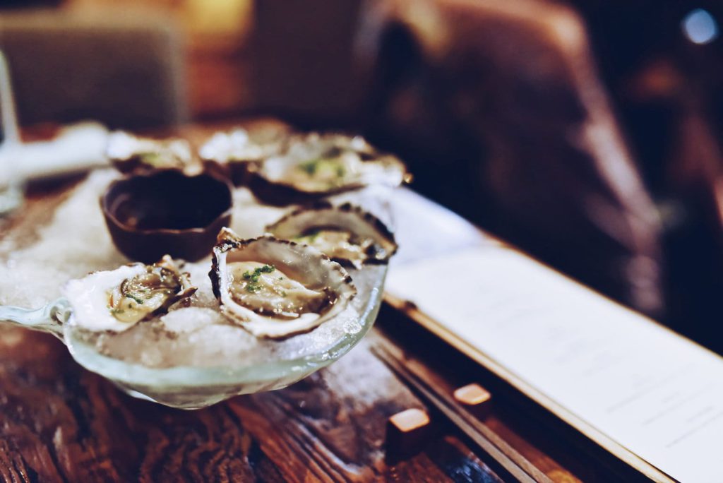 Oysters shown on a table and are sure to be one of many appetizers served at the Sandestin Wine Festival.
